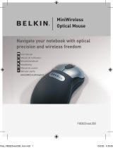 Belkin SOURIS OPTIQUE MINI-WIRELESS #F8E825EAUSB Benutzerhandbuch