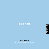 Belkin TUNEBASE FM POUR IPOD #F8Z049FR Benutzerhandbuch