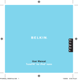 Belkin TUNEFM POUR IPOD NANO #F8Z061EA Benutzerhandbuch