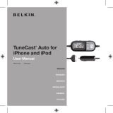 Belkin TUNECAST AUTO AVEC CLEARSCAN #F8Z343EA Benutzerhandbuch