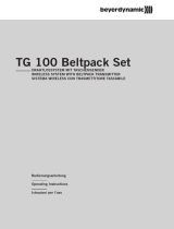 Beyerdynamic TG 100 Beltpack Set Benutzerhandbuch