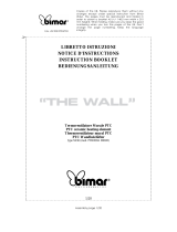 Bimar PTC (type S236 mod. mod. FH2000A 0802R) "THE WALL" Bedienungsanleitung