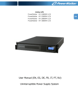 BlueWalker PowerWalker VFI 3000RM LCD Benutzerhandbuch
