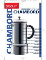 Bodum CHAMBORD 10759 Benutzerhandbuch