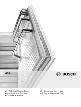 Bosch Free-standing upright freezer Bedienungsanleitung