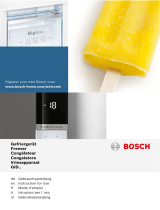 Bosch Freezer Cabinet Benutzerhandbuch