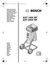 Bosch AXT 2000 HP Benutzerhandbuch