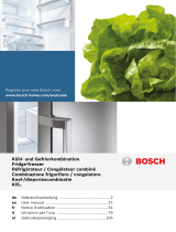Bosch Built-in fridge-freezer combination Benutzerhandbuch