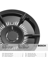 Bosch Gas hob with integrated controls Benutzerhandbuch