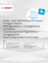 Bosch Side-by-side fridge-freezer Benutzerhandbuch