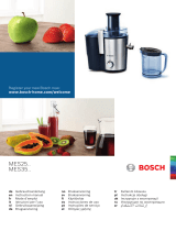 Bosch MES25 Serie Benutzerhandbuch