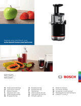 Bosch MESM5 Serie Bedienungsanleitung