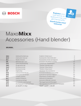Bosch MaxoMixx MSM89 Serie Bedienungsanleitung