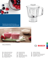 Bosch MUM58A20 Benutzerhandbuch