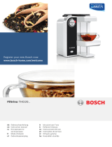 Bosch Filtrino THD20 Serie Benutzerhandbuch