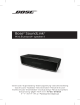 Bose 725192-1110 Benutzerhandbuch