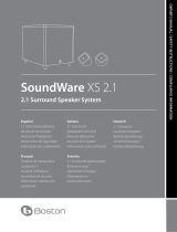 Boston SoundWare XS 2.1 Benutzerhandbuch