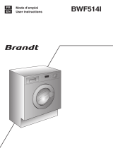 Groupe Brandt BWF514I Benutzerhandbuch