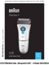 Braun 150s-1, 130s-1, Series 1 Benutzerhandbuch