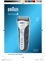 Braun 370, 360, Series 3 Benutzerhandbuch