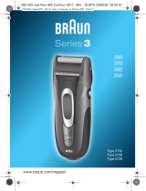 Braun 380, 370, 360, 350, Series 3 Benutzerhandbuch