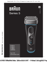 Braun 5197cc, 5195cc, 5190cc, wet&dry, Series 5 Benutzerhandbuch