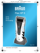 Braun 5775, 5770, 5773 swing, Flex XP II Benutzerhandbuch