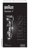 Braun 790cc-4, Series 7, limited edition, Hugo Boss Benutzerhandbuch