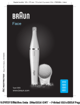 Braun 831 Face Gesichtsreinigungsbürste Benutzerhandbuch