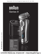 Braun 9095cc wet&dry, 9090cc, 9075cc, 9070cc, 9050cc, 9040s wet&dry, 9030s, Series 9 Benutzerhandbuch