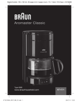 Braun Aromaster Classic KF 47/1 Benutzerhandbuch