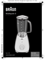 Braun MX 2050 BLACK Benutzerhandbuch