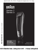 Braun BT7050, BT3050cb, Beard trimmer, Series 7 Benutzerhandbuch