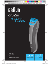 Braun cruZer6 beard&head + headset Benutzerhandbuch