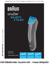 Braun cruZer6 beard&head, cruZer5 beard&head, cruZer5 beard Benutzerhandbuch