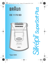 Braun EE1170 SD, Silk-épil SuperSoft Plus Benutzerhandbuch