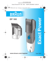 Braun 5601 EP100 Exact Power Benutzerhandbuch
