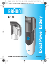 Braun EP15 Exact Power battery Benutzerhandbuch