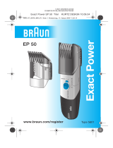 Braun EP50 Exact Power Benutzerhandbuch