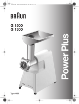 Braun G1500- G1300 Bedienungsanleitung