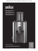 Braun J300 JUICER WHT Benutzerhandbuch