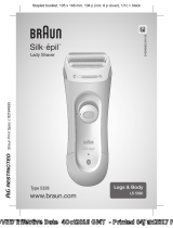 Braun LS5560, Legs & Body, Silk-épil Lady Shaver Benutzerhandbuch