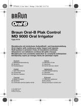 Braun MD9000 Oral Irrigator, PlakControl Benutzerhandbuch