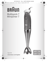 Braun MR 730 Benutzerhandbuch