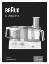 Braun Multiquick 5 K700 Benutzerhandbuch