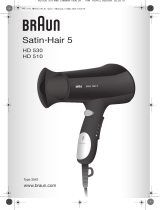 Braun Satin Hair 5 HD 530 Bedienungsanleitung