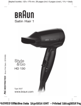 Braun Satin-Hair 1 HD 130 Benutzerhandbuch