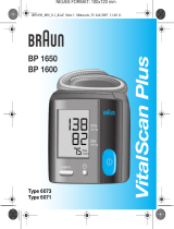 Braun VitalScan Plus BP1600 Bedienungsanleitung