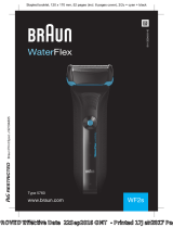 Braun WF2s, Water Flex Benutzerhandbuch