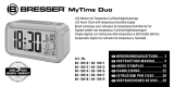 Bresser MyTime Duo Alarm Clock white Bedienungsanleitung